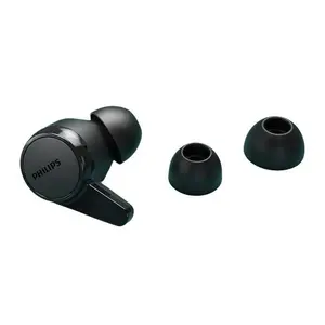 PHILIPS | True Wireless Headphones with Up to 18 Hours Playtime and IPX4 Water Resistance, Black