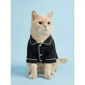 Cute Pet Pajamas, Soft Breathable Outfit for Dogs and Cats, Comfortable Home Wear for Small Medium Pets