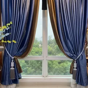 Modern Simple Dual-Panel Blackout Curtains, High Light Blocking Finished Curtains, Thick Noise Reducing Sunshade, Home Fabric Curtains, Heavy Curtain