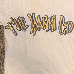 White blue x gold  Cotton shirt