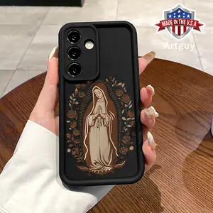 Phone case for Samsung S24 ultra plus S25 S23 S22 Ultra Plus Holy Mary Advanced fashion gift Full Body Protection Shockproof Soft Silicone Cover