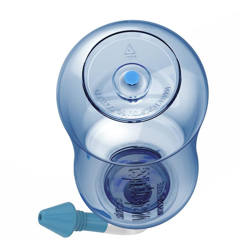 300ml Waterpulse nose washer NetiPot Sinus Rinse Bottle Nose rinsingCleaner Rinse Nasal lrrigation AvoidAllergic Rhinitis Oral CleansingComfort (300ml with 30 Nasal WashSalt Packets,Blue) nasalrinsesinus