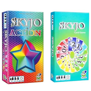 Skyjo Action Card Sky Fun Number Duel Family Gathering Casual Card Game