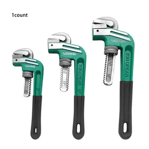 Adjustable Multi-Function Pipe Wrench, Industrial Grade Chrome Vanadium Steel, Plumbing Tool for Home Repair and Renovation, Multifunctional Wrench