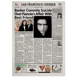 The Room Newspaper Poster Print