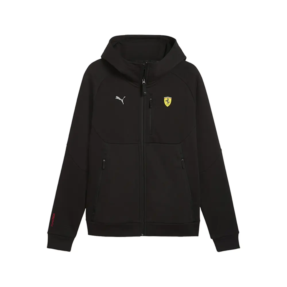 PUMA Mens Ferrari Tech Jacket Athletic Outerwear Casual - Black