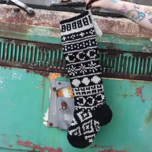 Celestial Hand Knit Stocking