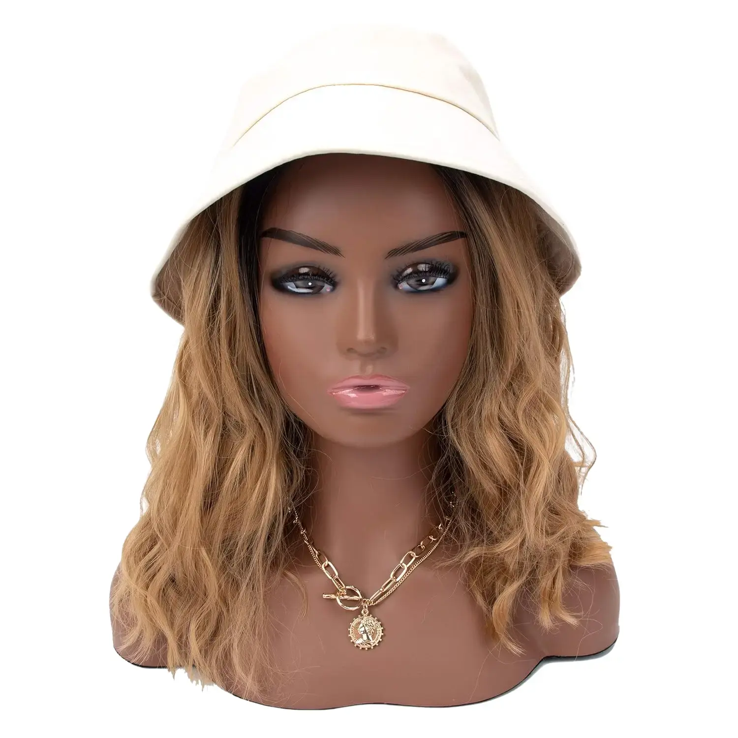 A1 Pacific Realistic Mannequin Wig Head Bust shoulder Display and Styling 487-AS