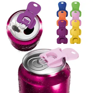 Complete Cover Easy Tab Opener New and Improved 8PK Beverage Barricade 2.0 . Colorful Drink Can Protector Cap for Soda, Beer, Coke Shields From Bugs, Bees, Dust at the Party, BBQ, Beach
