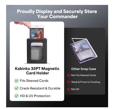 Kabinka Commander Deck Box for MTG with Handle, Multi Deck Case with Large  Dice Tray Fits