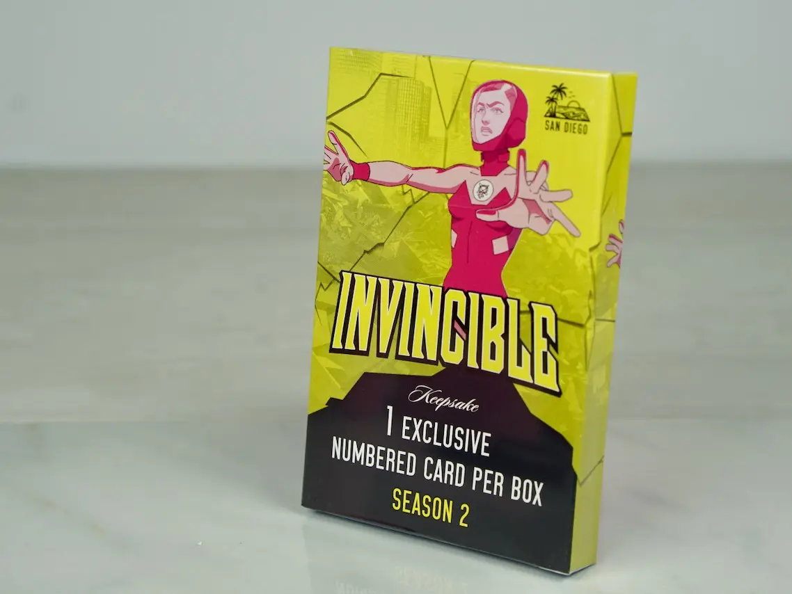 Invincible Season 2 SDCC Exclusive Convention Box featuring Atom Eve