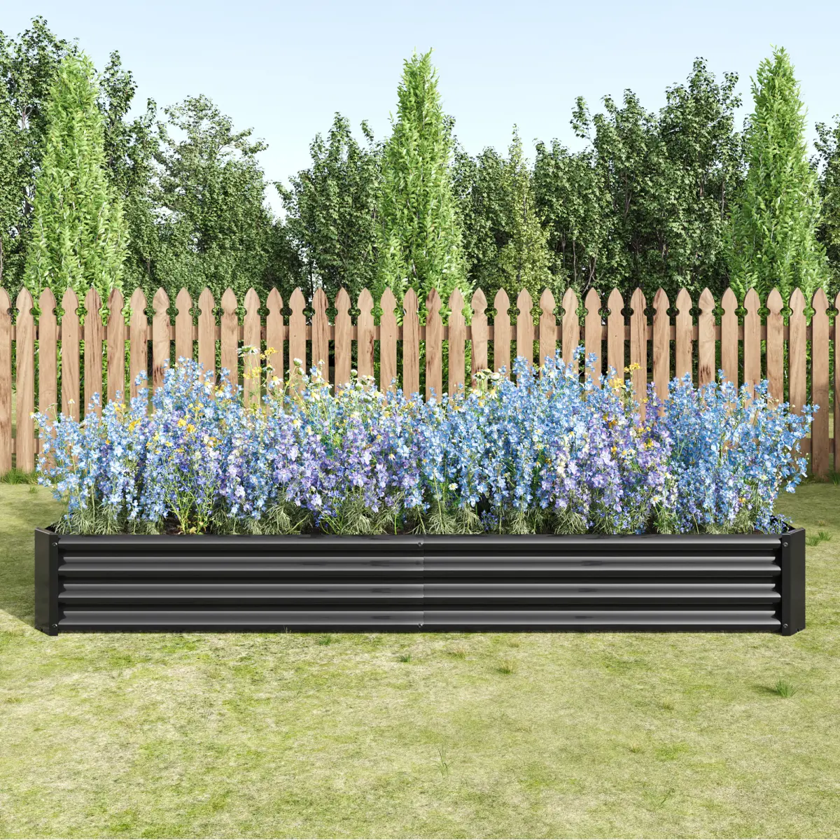 8x4x1FT Black 1PCS