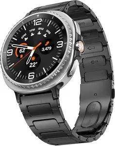 【for Galaxy Watch 8】【only band no watch】Stainless Steel Band For Galaxy Watch 8 Classic 46mm/Galaxy Watch 8 40mm 44mm Bands, Solid Metal Business Replacement Strap For Samsung Galaxy Watch 8 Bands,Black