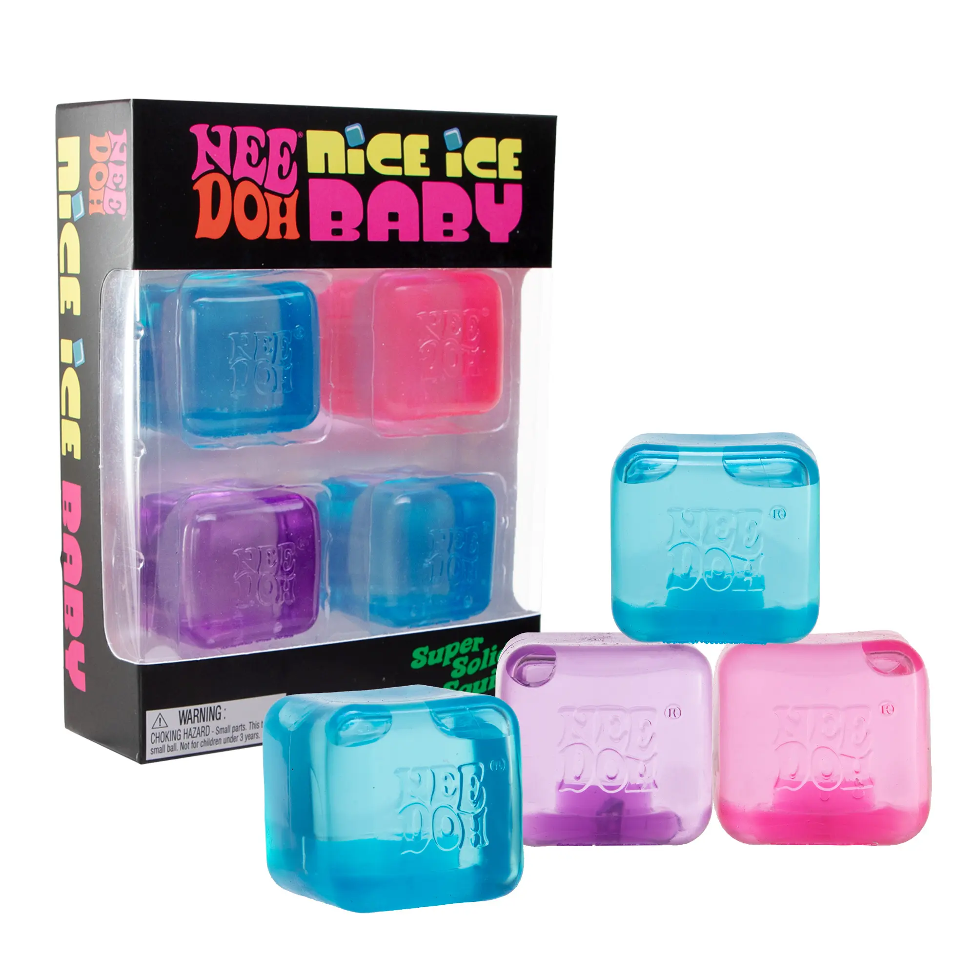 NeeDoh Nice Ice Baby 4 Pack - Collectible