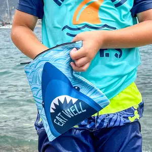 Reusable Leakproof Sandwich Bags for Packed Lunches - Set of 2