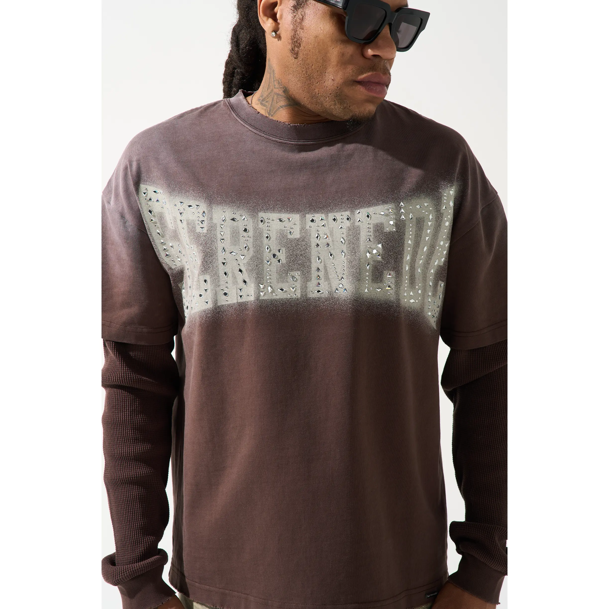 LEGACY Brown LS T-Shirt