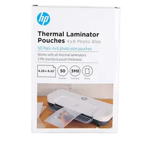 HP 50-pack 4" x 6" Laminator Pouches