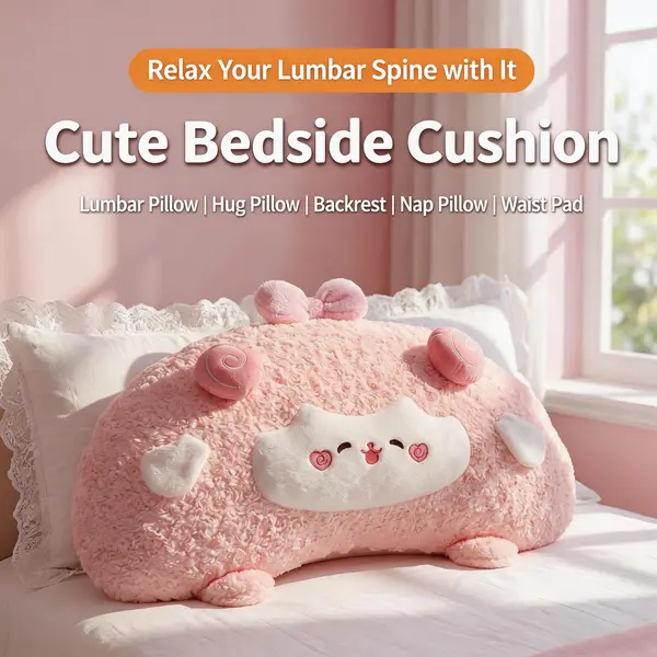 Large bed pillows, available in four styles to choose from. Headrest pillows. This soft and comfortable pillow is suitable for providing lumbar support when sitting for a long time. It’s a great companion for sleep and an essential item for home decoratio