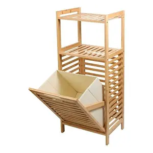 Improvements 38.5" Bamboo Laundry Station