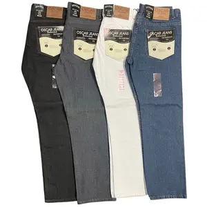 Men's Oscar Jeans Regular Fit Straight Leg Denim Jeans Work Pants CA999