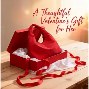 Women's Textured Solid-Color Commuter Bag - Large-Capacity, Stylish, Versatile Home Organizer Storage Bag with Dual Zippers, Draped Storage, Minimal Valentine’s Gift for Daily Commuting