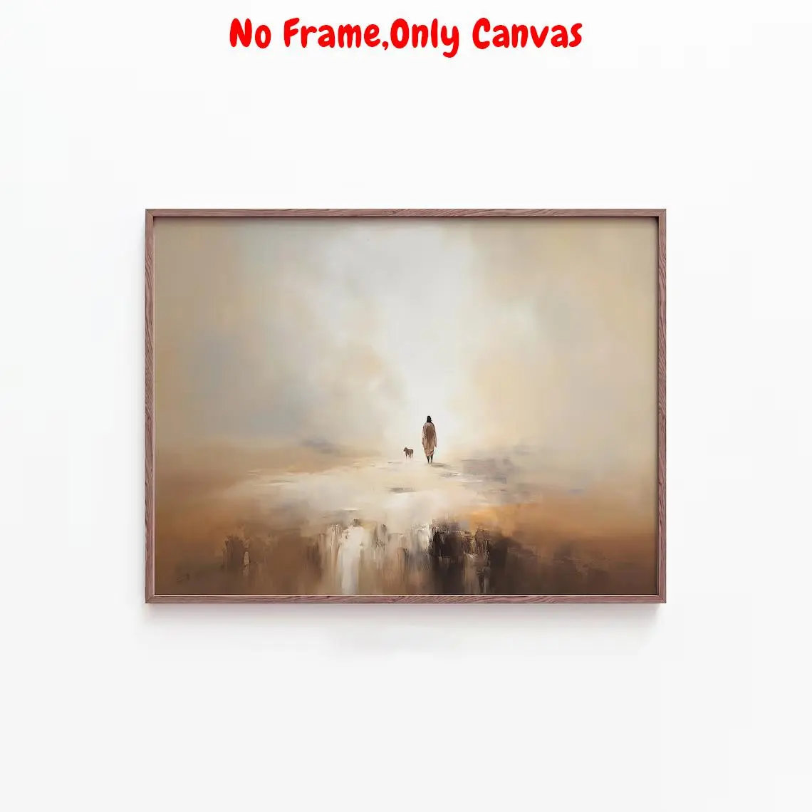 Jesus Leaving 99 Sheep, Canvas Painting, Wall Art for Home Living Room Bedroom Decor, Religious Gift, Mormon Home Decoration, Poster