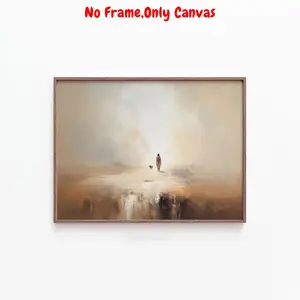 Jesus Leaving 99 Sheep, Canvas Painting, Wall Art for Home Living Room Bedroom Decor, Religious Gift, Mormon Home Decoration, Poster