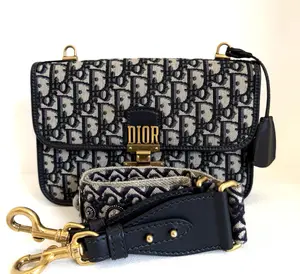 Pre-owned Dior canvas Crossbody Bags message crossbody bag