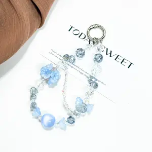 Minimalist Versatile Key/Phone-chain Bags --Open in Live --Finished Diy Key/Phone-chain Jewelry Craft Bead chain