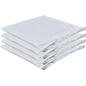 4 Pack Waterproof Down Feather Proof Pillow Protectors with Zipper 20x20 Zippered Pillow Covers for Square Throw Pillow