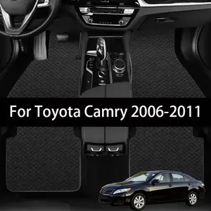 Car Floor Mat For Toyota Camry 2006-2011 Full Set Luxury Premium Mat Reliable Performance, Ideal for Daily Commute & Long Trips, Must-Have Vehicle Easy to clean, anti slip and wear-resistant Auto Interior Accessories