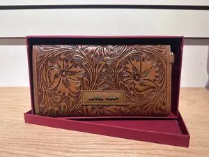 Handtooled Leather Wallet (Myra)