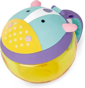 Skip Hop Baby Snack Container, Mealtime Snack Cup, Unicorn BPA Free, Easy-grip/no-slip handle, kids for 12+
