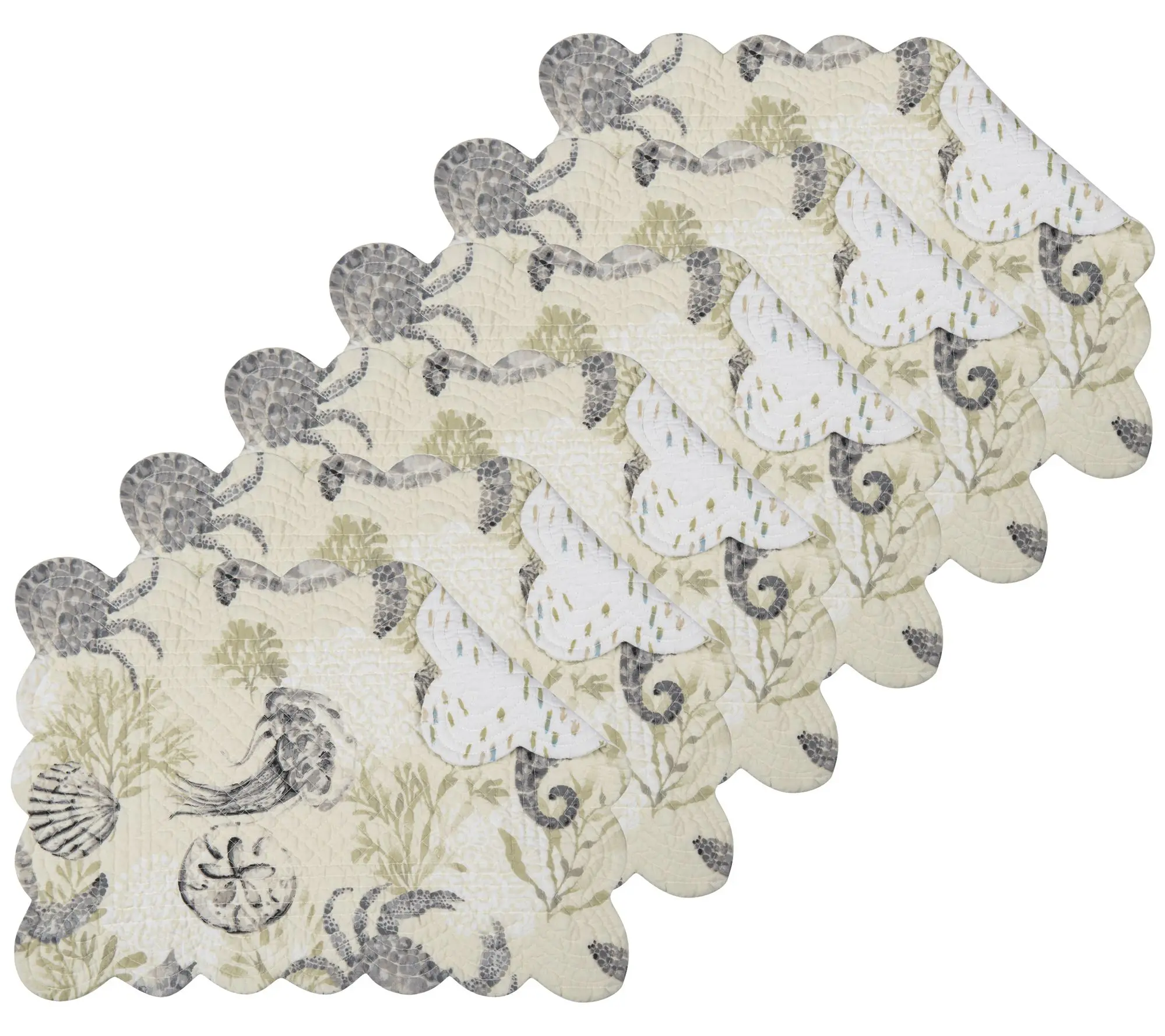 Cannon Set of 6 Beach Placemats by Valerie