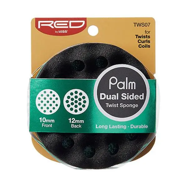 RED by KISS Palm Dual Sided Twist Sponge RED by KISS Palm Dual Sided Twist Sponge