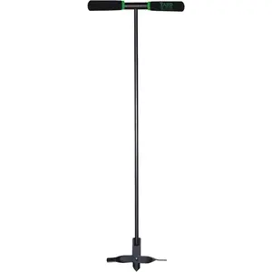 Yard Butler ICA-36 Compost Aerator - Lawn Care Tool for Aerating - Long-Handled - Power-Coated Steel Construction - Comfortable Cushioned Handles Garden Tool - Easy to Use