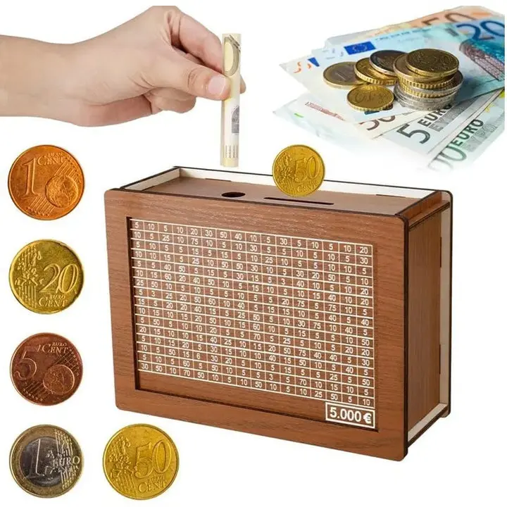 Classic Wooden Money Saver