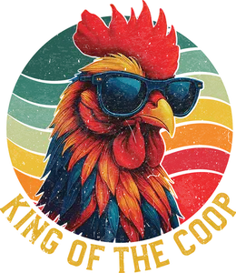 DTF Transfer – BA King of the Coop Multi Sizes