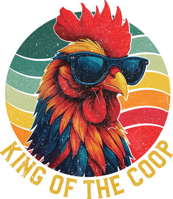 DTF Transfer – BA King of the Coop Multi Sizes