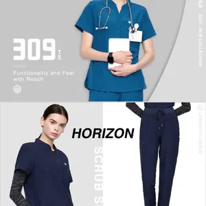Nursing scrubs, Horizon sets, Polyester, spandex