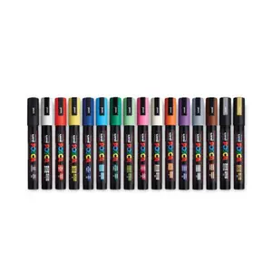 Uni-ball POSCA Permanent Medium Specialty Marker, Multi Color - Pack of 16