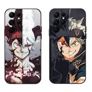 Black Clover Anime Phone Case for SS Galaxy S21 S22 S23 S24 S25 FE Plus Ultra iPhone 17 Promax Pro Air 16 Plus 15 14 13 12 11 TPU Soft Skin-friendly Protective Cover