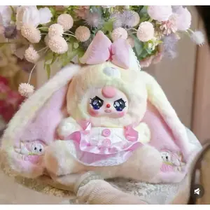 BABY THREE--lily rabbit town V5- 400% Jumbo Plush Blind Box,Bunny Plush Dolls,Soft Furry Collectibles,Backpack or clothing decoration,Stuffed Animal