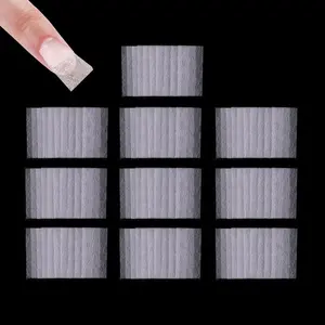 KMYZQDV 100PCS Fiberglass Nail Wrap Extension Kit Nails Repair Natural Silk Paper Towels Fiber Wraps for Broken Nail Fix Extender DIY Nail Art Accessories for Home Use