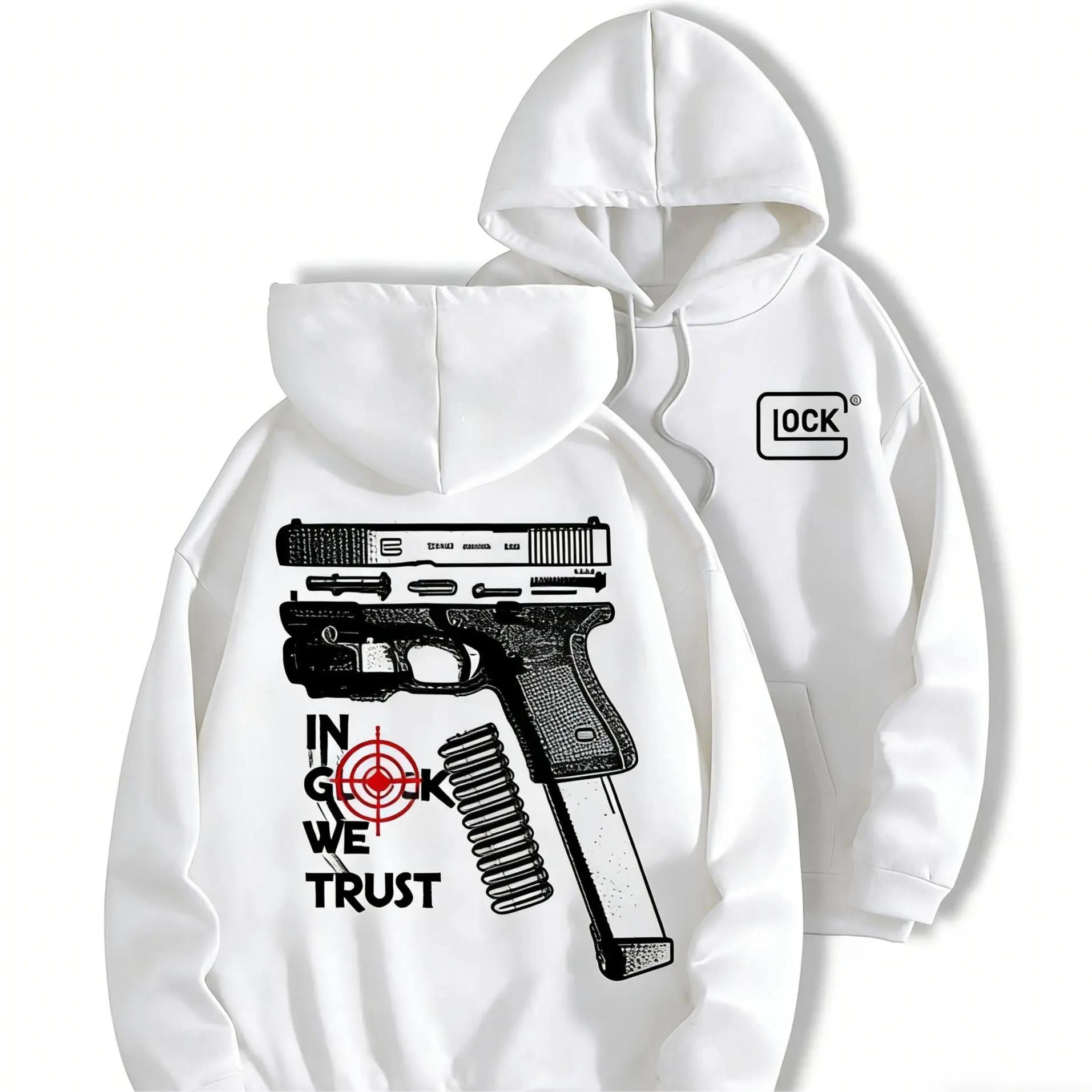 IN CLOCK WE TRUST HOODIE,Design Graphic Pink hunting Hoodie Full Color ,for men and women,Gift Hunting Hoodie