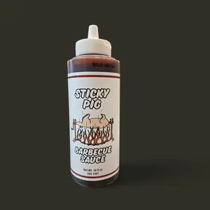 Sticky Pig BBQ Barbecue Sauce - 16 fl oz Squeeze Bottle for Grilling & Cooking