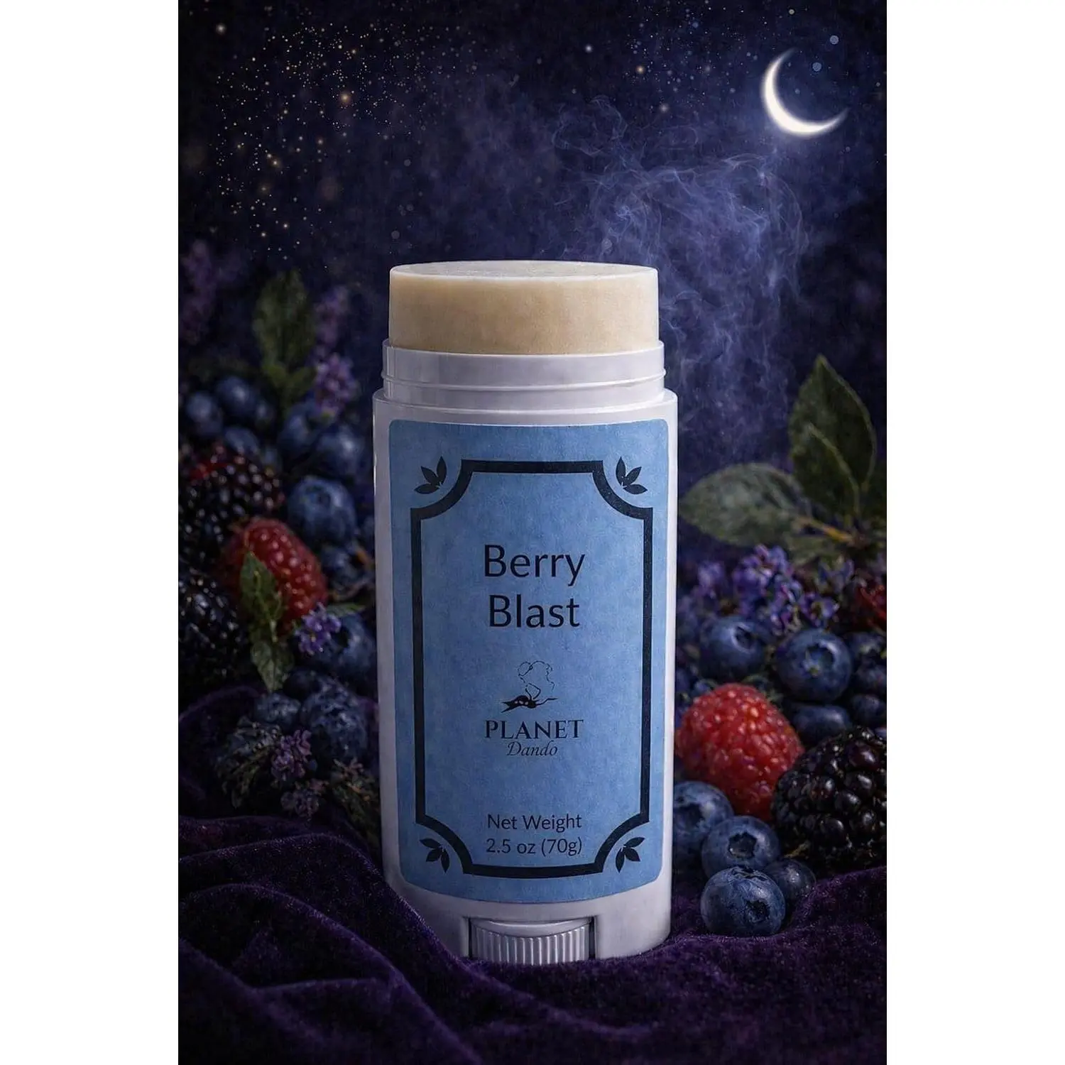 Berry Blast Lotion Stick, Organic Moisturizing Solid Lotion, 2.65oz (Pack of 1)