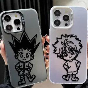 Gon Freecss Killua Zoldyck Matte Phone Case Compatible with iPhone 17, 16, 15, 14, 13, 12, 11, X & Galaxy