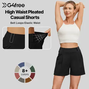 G4Free Shorts for Women Trendy High Waisted Casual Summer Shorts 2024 Athletic Shorts with Pockets Fit Outdoorfun