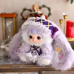 BB3-Darlym Dreamweave Grove-600% Plush Collection Mystery box  Bag Pendant Bunny Plush Dolls Soft Collectibles  (Hidden style 1/36)